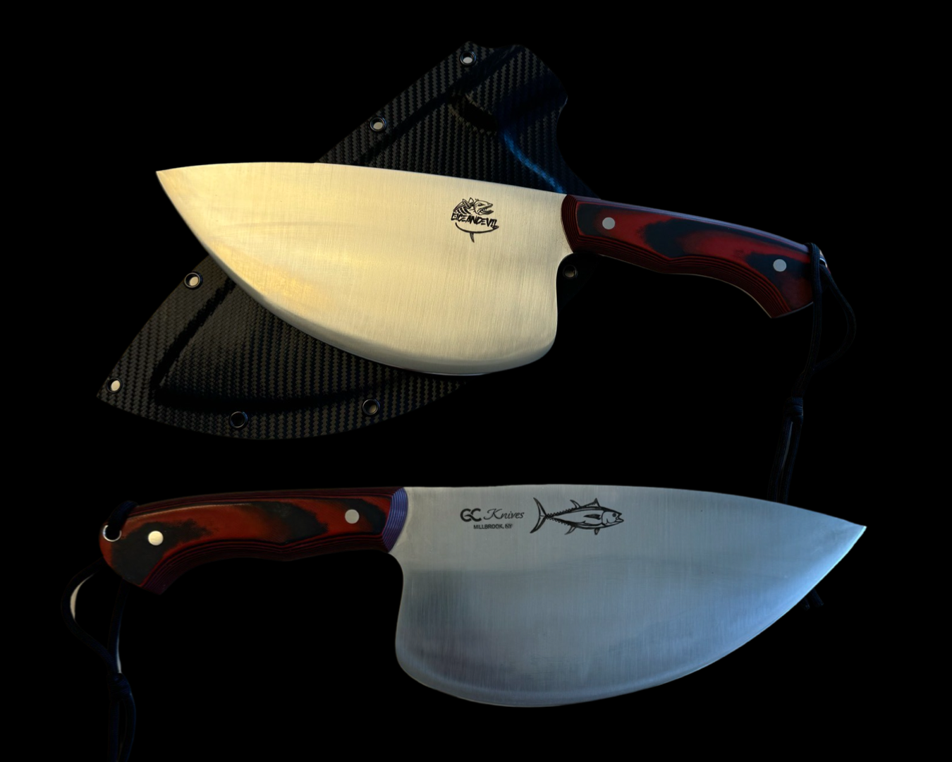 8” Tuna Cleaver Special GC Knife and Oceandevil Collaboration Addition