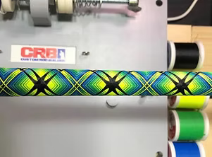 Customized line patterns weaving and EVA Grips