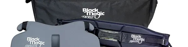 Black Magic Game Fishing Equalizer Set Twin Pin Pro (Gimbal, Harness, Carry Bag)