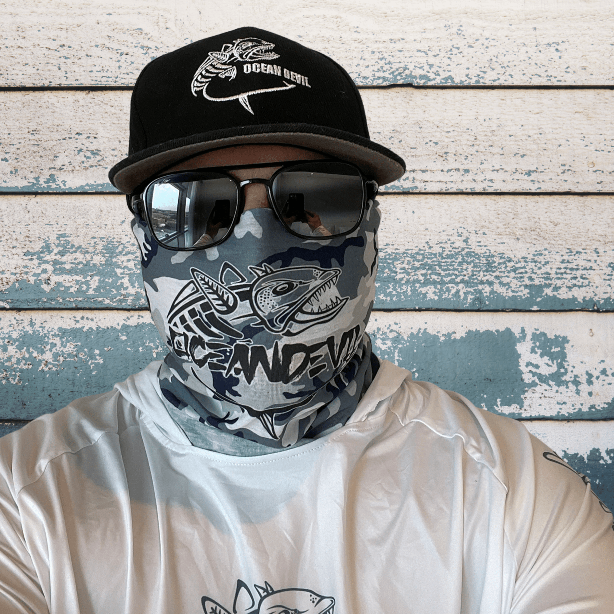 OD Face Shield - Camo White
