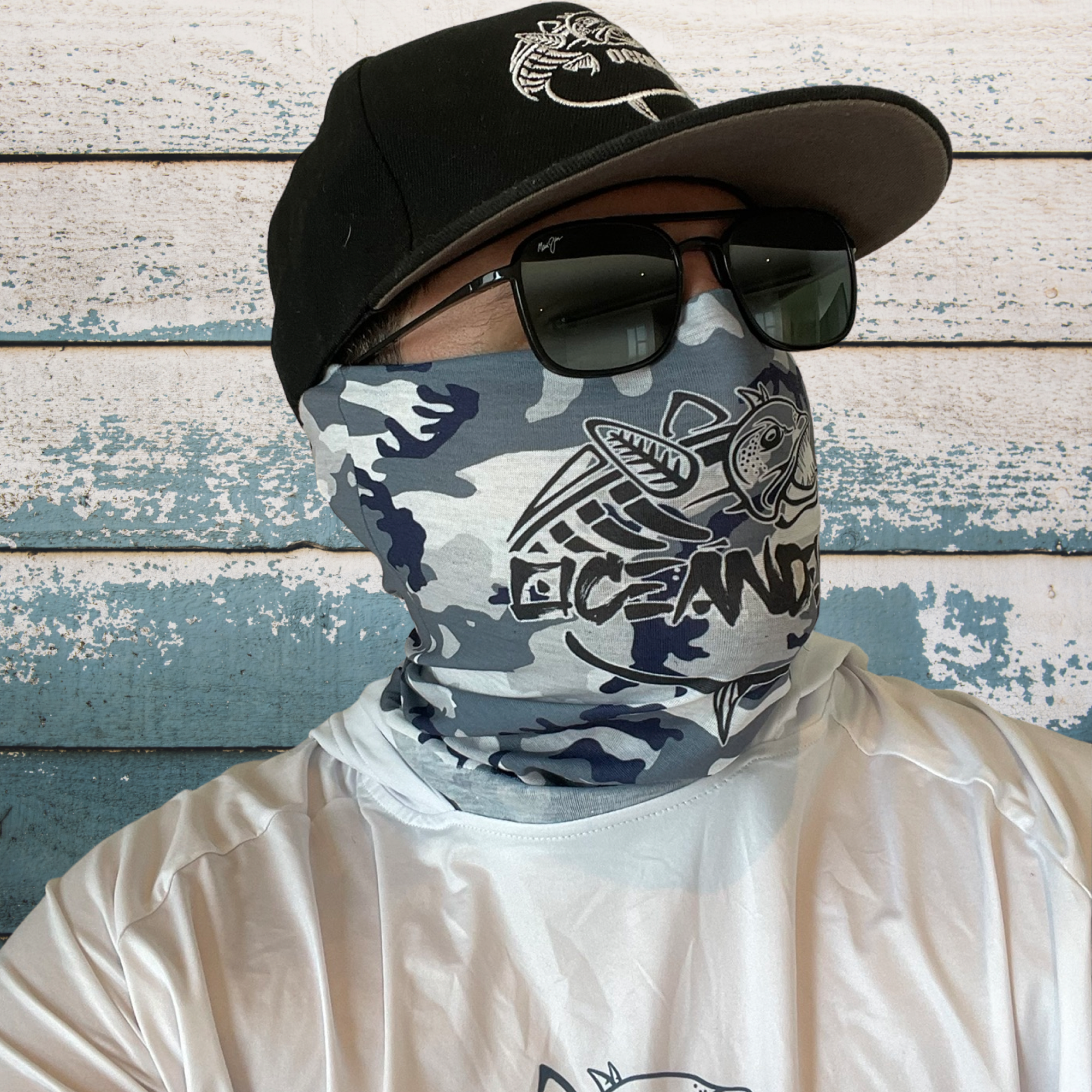 OD Face Shield - Camo White