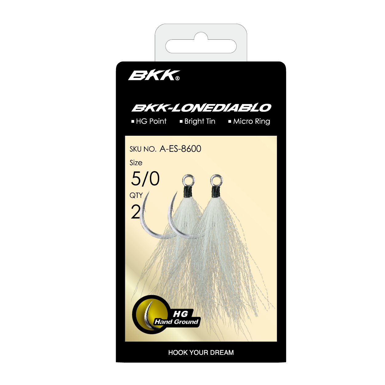 BKK-LONEDIABLO BUCKTAIL TEASER HOOK