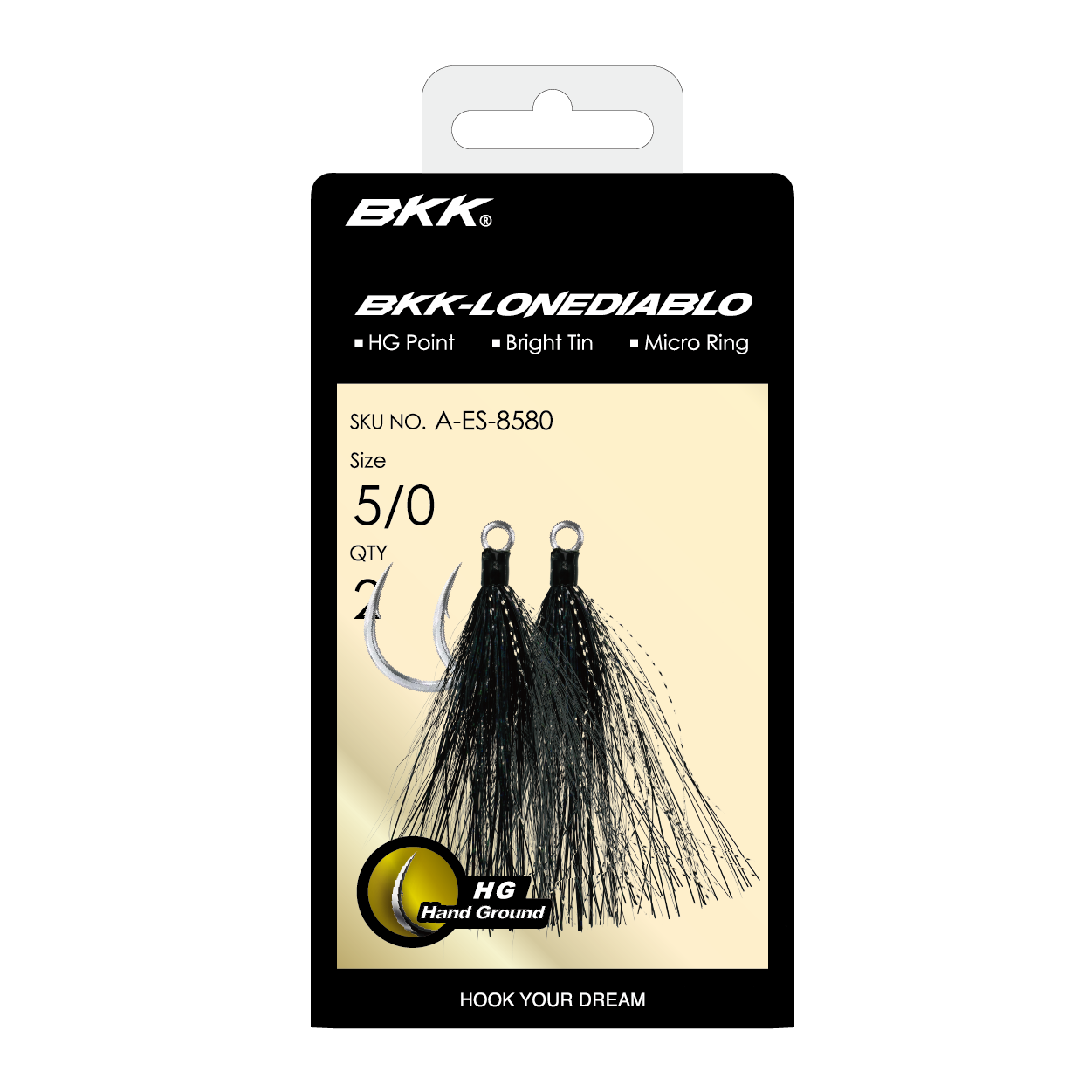 BKK-LONEDIABLO BUCKTAIL TEASER HOOK