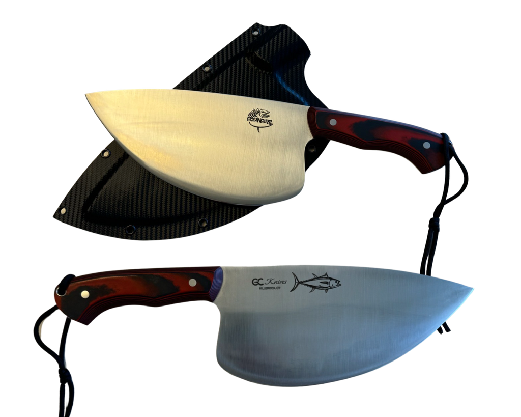 8” Tuna Cleaver Special GC Knife and Oceandevil Collaboration Addition