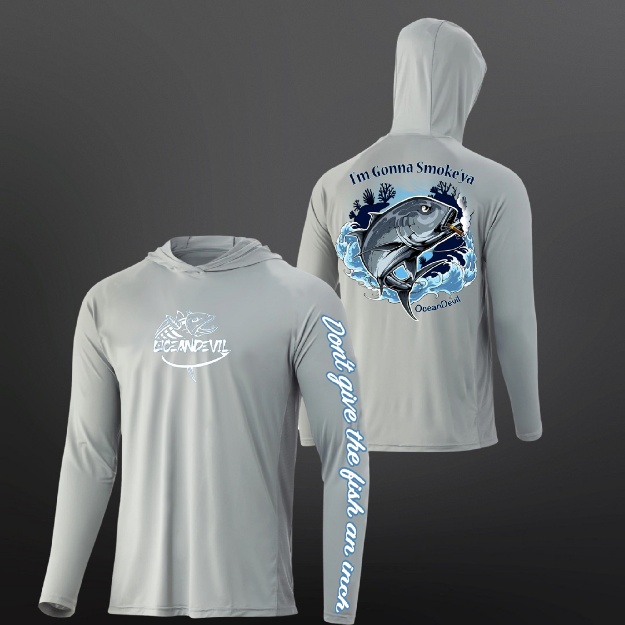 OceanDevil Pro Fishing GT Smoke 50+ SPF