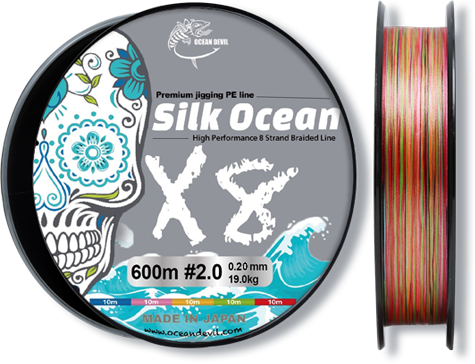 SILK OCEAN Premium PE line for slow Jigging
