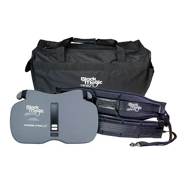 Black Magic Game Fishing Equalizer Set Twin Pin Pro (Gimbal, Harness, Carry Bag)