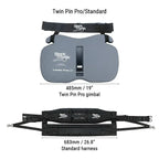 Black Magic Game Fishing Equalizer Set Twin Pin Pro (Gimbal, Harness, Carry Bag)