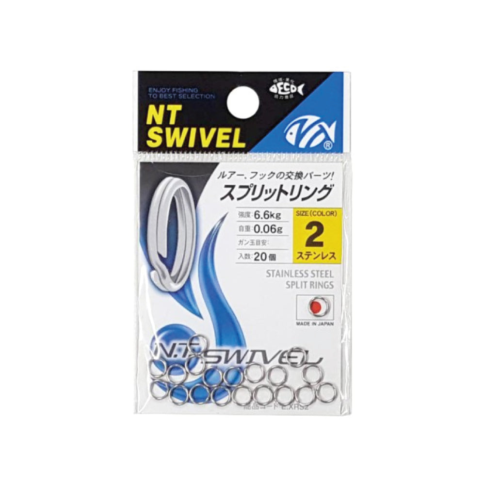 NT Swivel Split Rings Stainless Steel